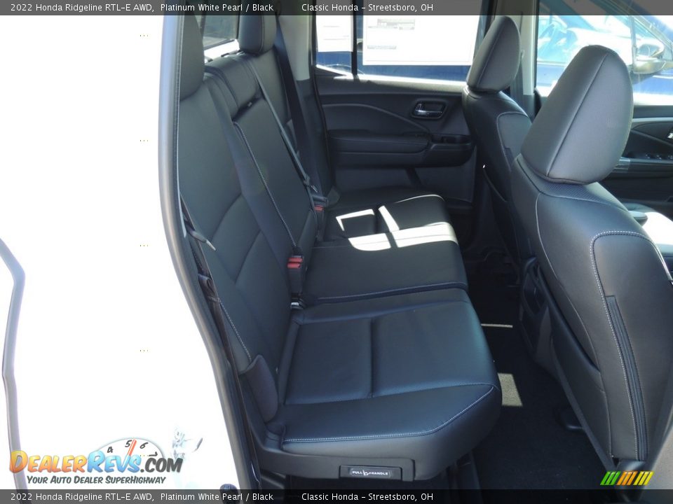 2022 Honda Ridgeline RTL-E AWD Platinum White Pearl / Black Photo #7