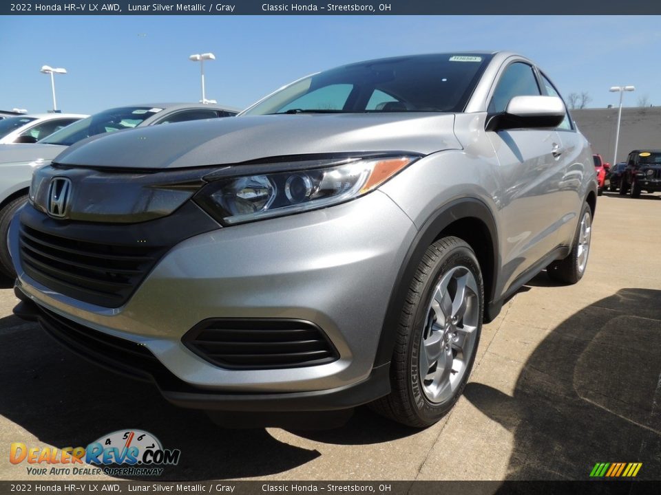 2022 Honda HR-V LX AWD Lunar Silver Metallic / Gray Photo #1