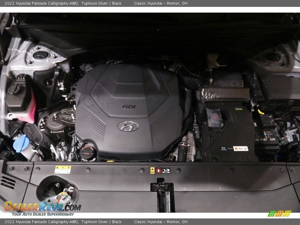 2022 Hyundai Palisade Calligraphy AWD Typhoon Silver / Black Photo #23