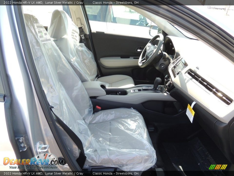 2022 Honda HR-V LX AWD Lunar Silver Metallic / Gray Photo #6