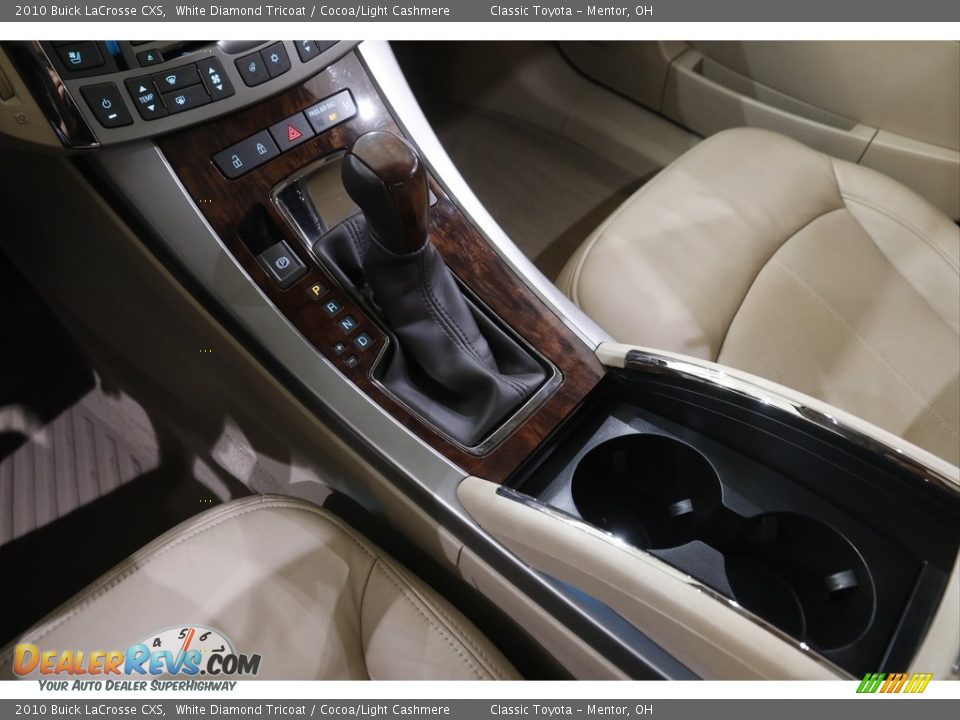 2010 Buick LaCrosse CXS White Diamond Tricoat / Cocoa/Light Cashmere Photo #15