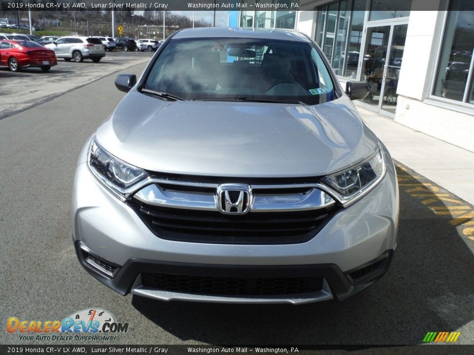 2019 Honda CR-V LX AWD Lunar Silver Metallic / Gray Photo #4