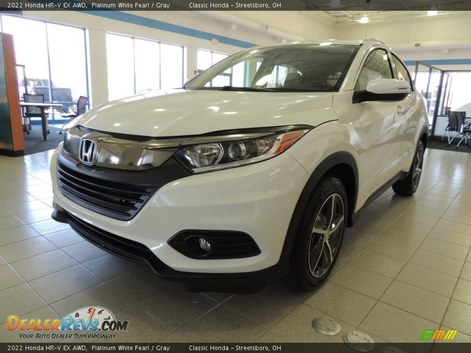 2022 Honda HR-V EX AWD Platinum White Pearl / Gray Photo #1