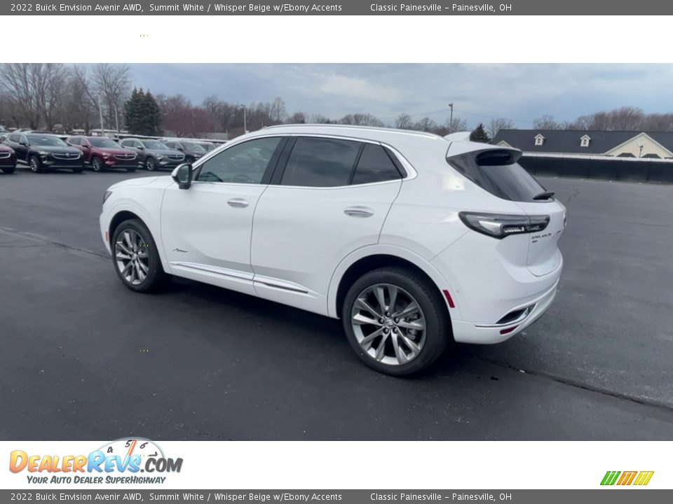 2022 Buick Envision Avenir AWD Summit White / Whisper Beige w/Ebony Accents Photo #6