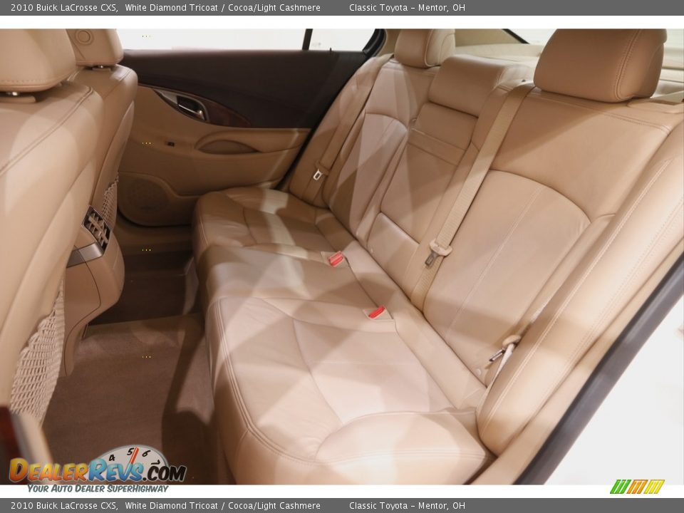 2010 Buick LaCrosse CXS White Diamond Tricoat / Cocoa/Light Cashmere Photo #18