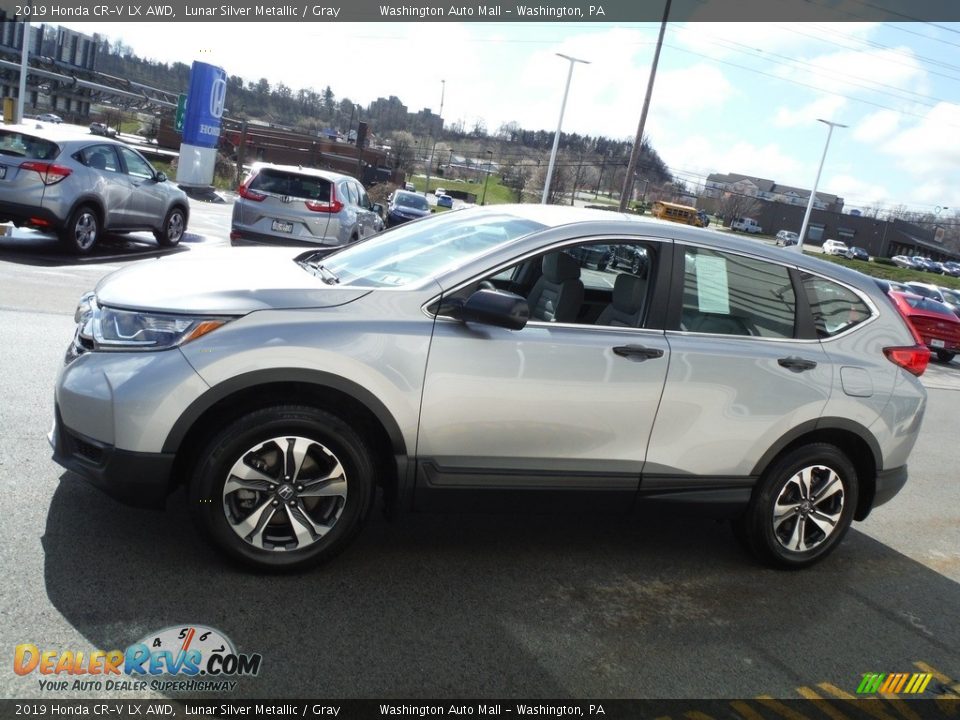 2019 Honda CR-V LX AWD Lunar Silver Metallic / Gray Photo #6