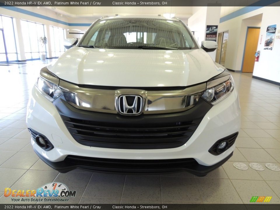 2022 Honda HR-V EX AWD Platinum White Pearl / Gray Photo #2
