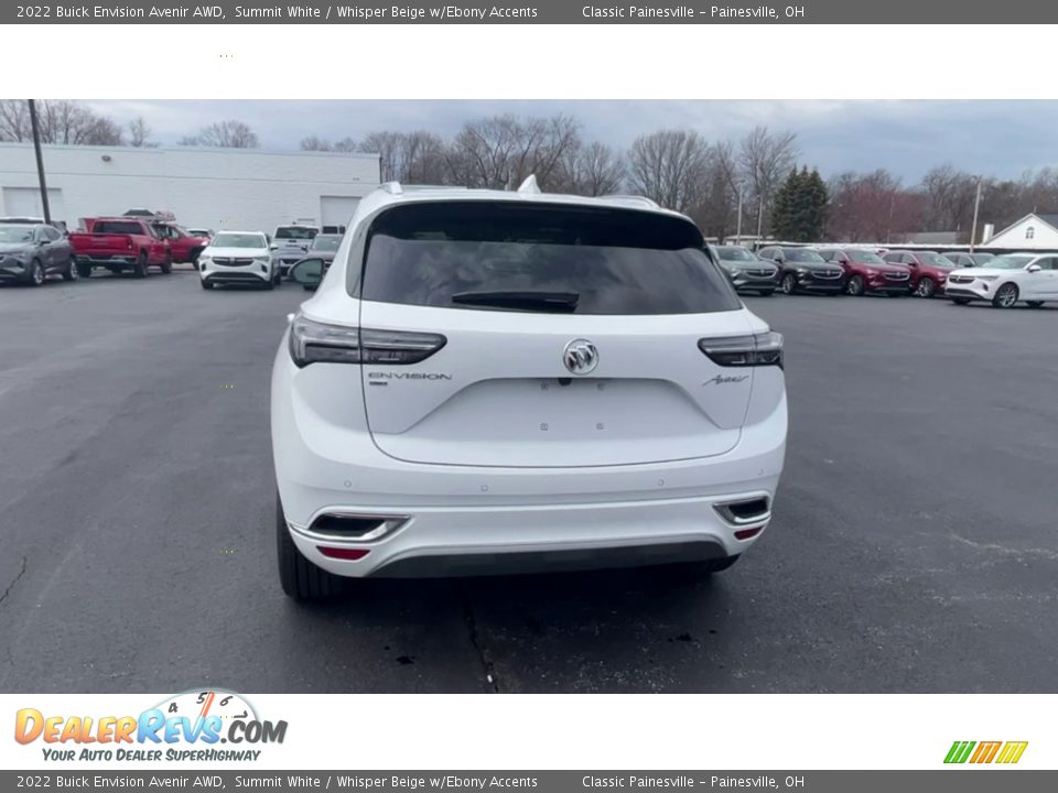 2022 Buick Envision Avenir AWD Summit White / Whisper Beige w/Ebony Accents Photo #7