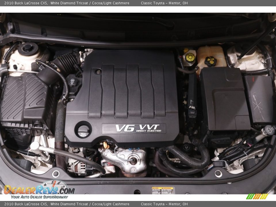 2010 Buick LaCrosse CXS White Diamond Tricoat / Cocoa/Light Cashmere Photo #20