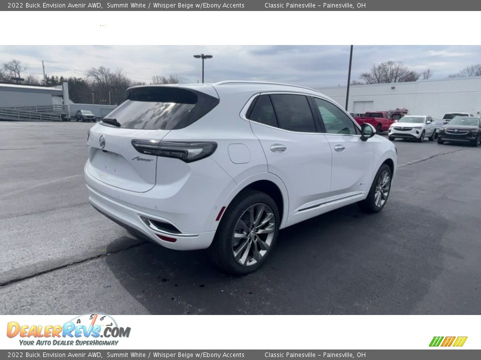 2022 Buick Envision Avenir AWD Summit White / Whisper Beige w/Ebony Accents Photo #8