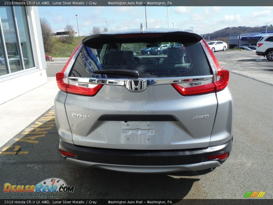 2019 Honda CR-V LX AWD Lunar Silver Metallic / Gray Photo #8