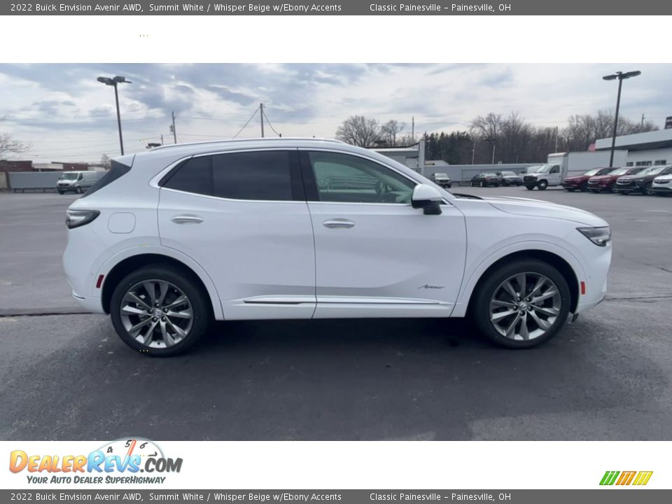 2022 Buick Envision Avenir AWD Summit White / Whisper Beige w/Ebony Accents Photo #9