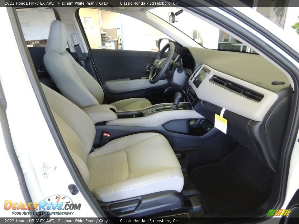 2022 Honda HR-V EX AWD Platinum White Pearl / Gray Photo #6