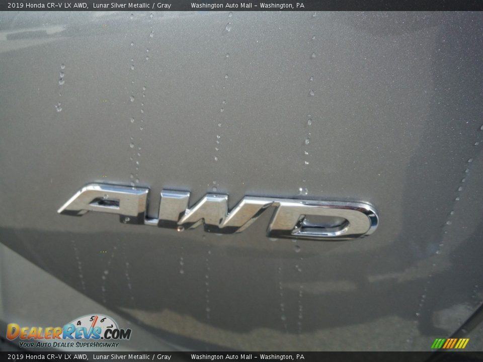 2019 Honda CR-V LX AWD Lunar Silver Metallic / Gray Photo #9