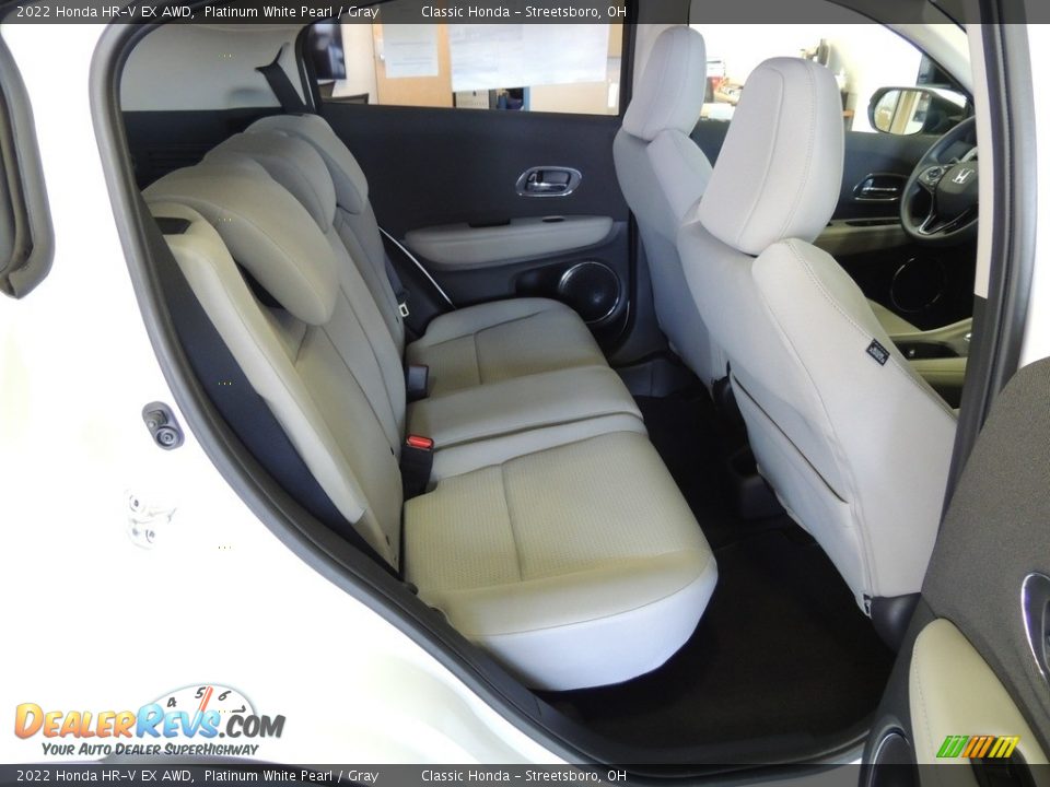 2022 Honda HR-V EX AWD Platinum White Pearl / Gray Photo #7