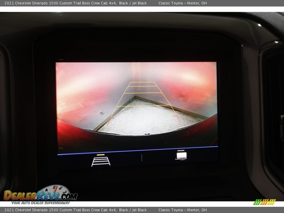 2021 Chevrolet Silverado 1500 Custom Trail Boss Crew Cab 4x4 Black / Jet Black Photo #11