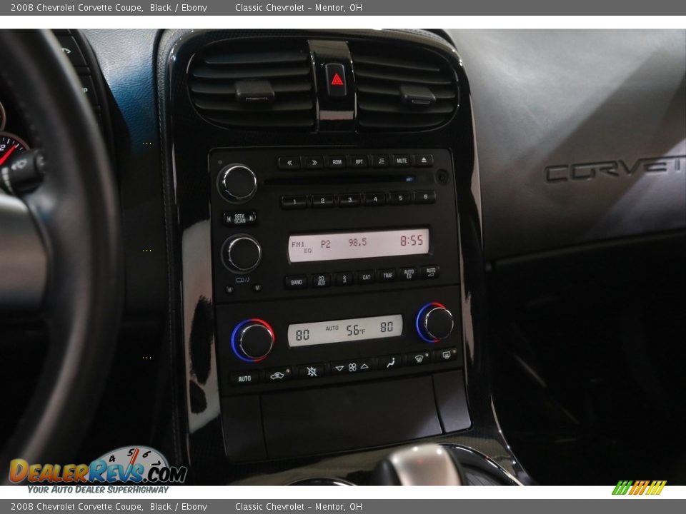 2008 Chevrolet Corvette Coupe Black / Ebony Photo #9