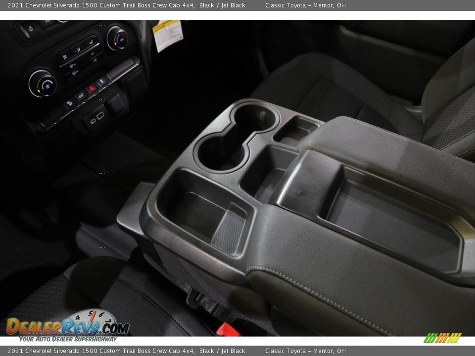 2021 Chevrolet Silverado 1500 Custom Trail Boss Crew Cab 4x4 Black / Jet Black Photo #13