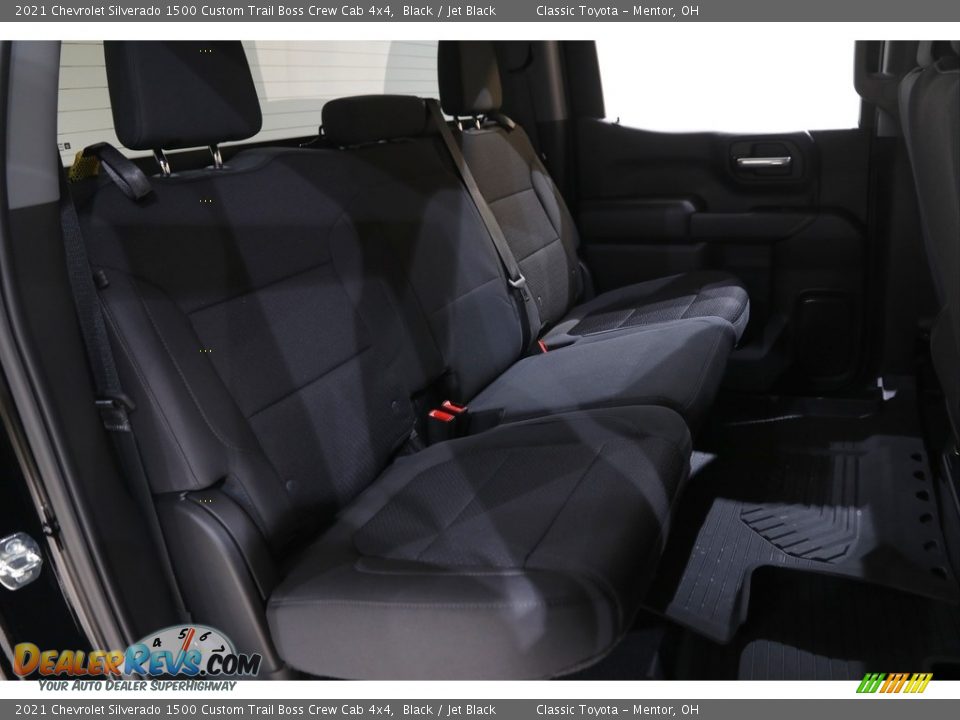 2021 Chevrolet Silverado 1500 Custom Trail Boss Crew Cab 4x4 Black / Jet Black Photo #15