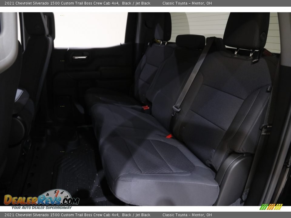 2021 Chevrolet Silverado 1500 Custom Trail Boss Crew Cab 4x4 Black / Jet Black Photo #16