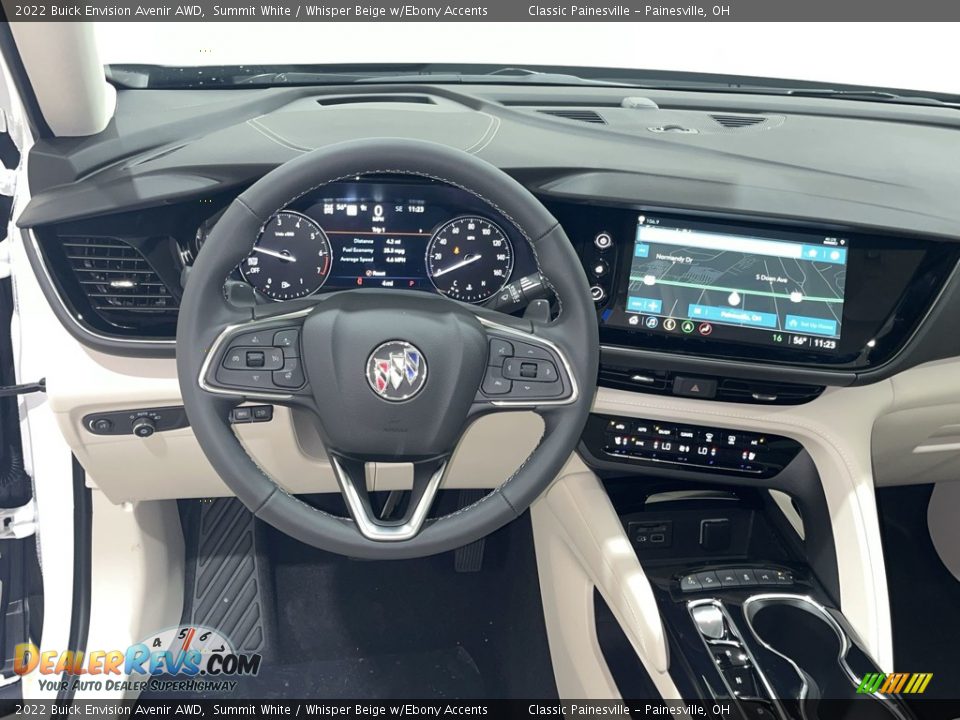 2022 Buick Envision Avenir AWD Summit White / Whisper Beige w/Ebony Accents Photo #21