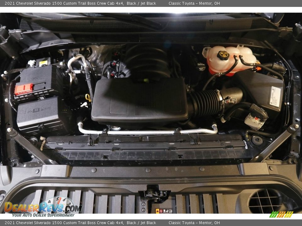 2021 Chevrolet Silverado 1500 Custom Trail Boss Crew Cab 4x4 Black / Jet Black Photo #18