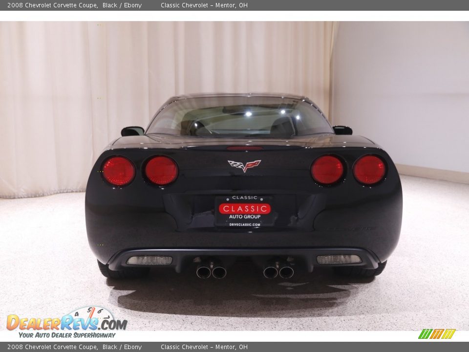 2008 Chevrolet Corvette Coupe Black / Ebony Photo #14