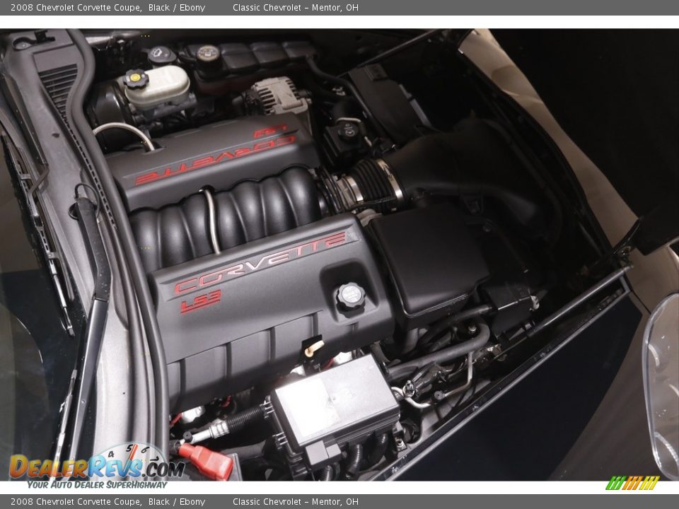 2008 Chevrolet Corvette Coupe Black / Ebony Photo #17