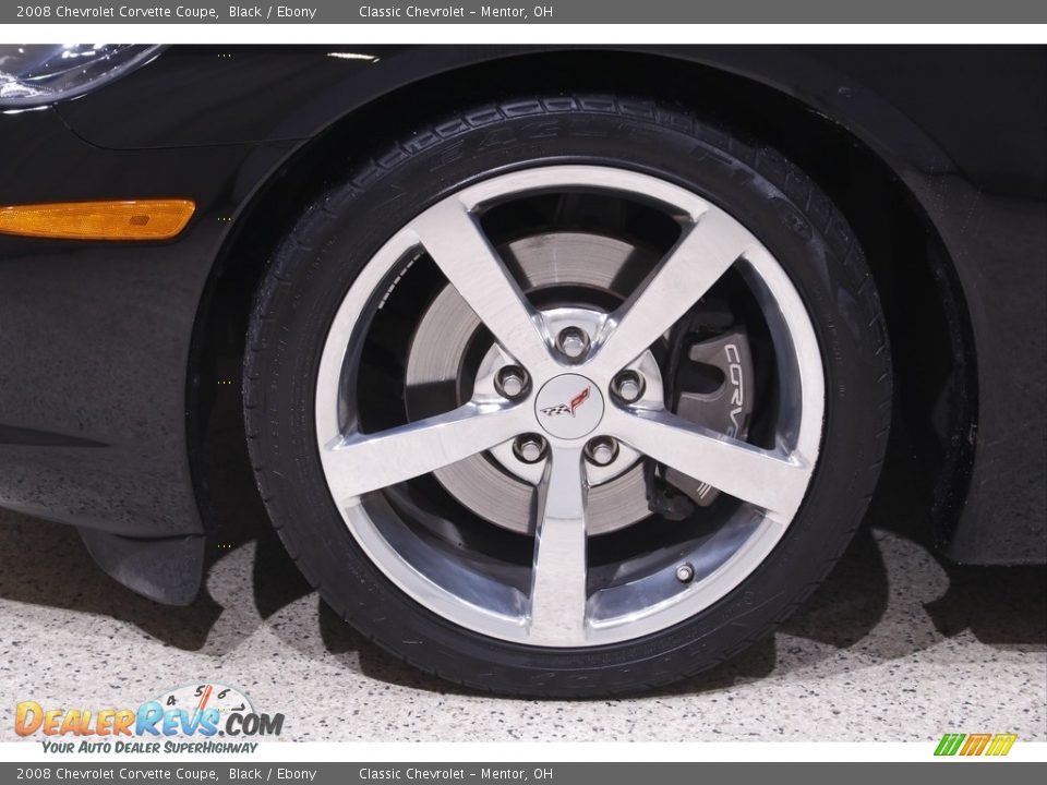 2008 Chevrolet Corvette Coupe Black / Ebony Photo #18