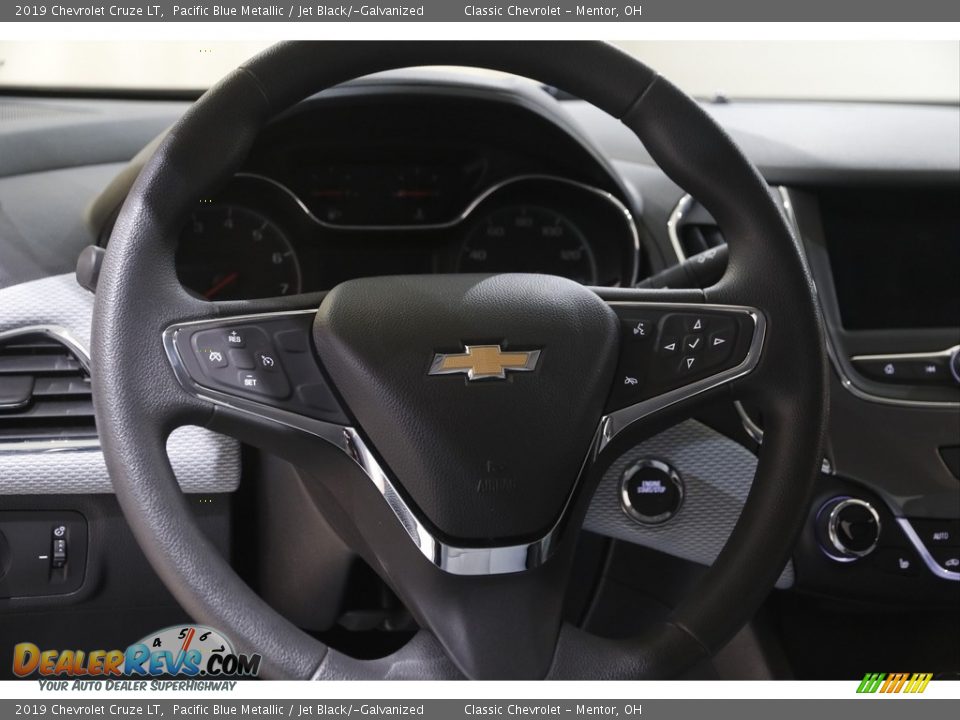 2019 Chevrolet Cruze LT Pacific Blue Metallic / Jet Black/­Galvanized Photo #7