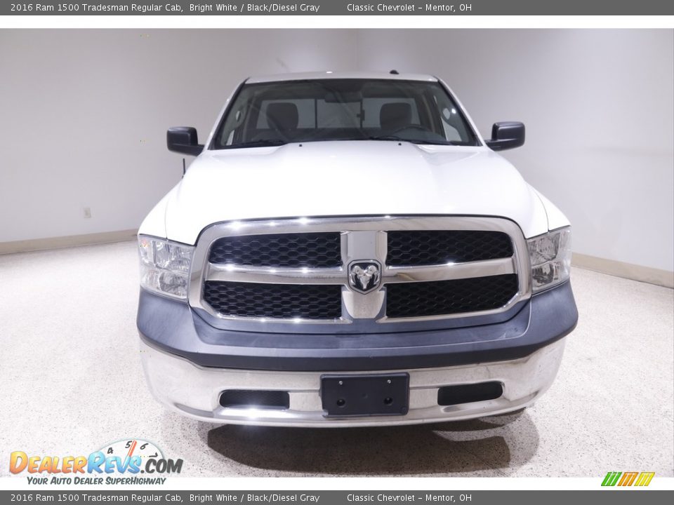 2016 Ram 1500 Tradesman Regular Cab Bright White / Black/Diesel Gray Photo #2