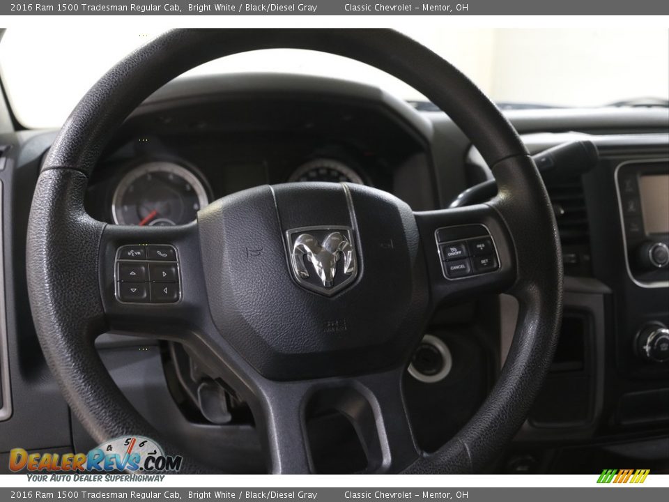 2016 Ram 1500 Tradesman Regular Cab Steering Wheel Photo #7