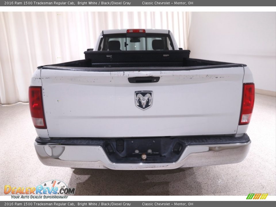2016 Ram 1500 Tradesman Regular Cab Bright White / Black/Diesel Gray Photo #14