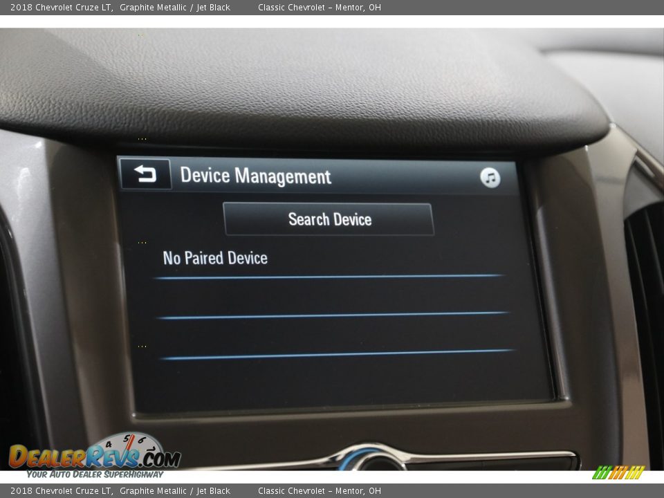 2018 Chevrolet Cruze LT Graphite Metallic / Jet Black Photo #11