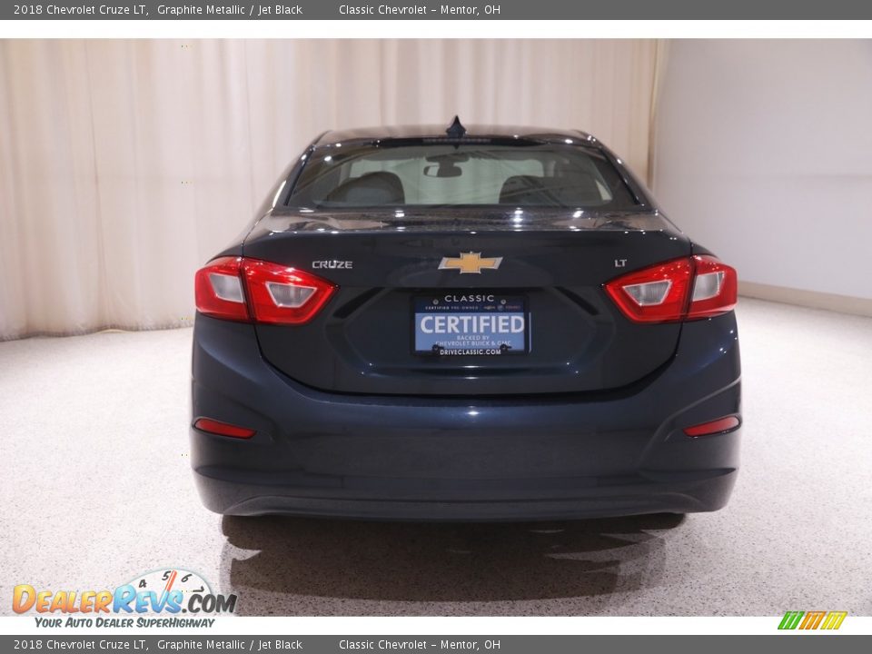 2018 Chevrolet Cruze LT Graphite Metallic / Jet Black Photo #18