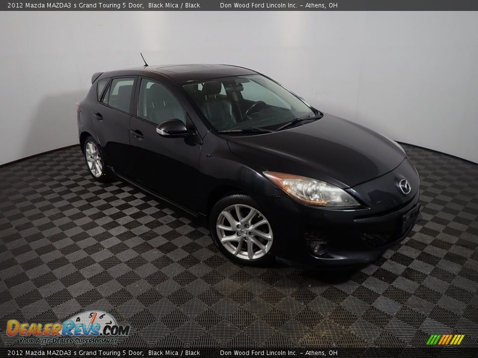 2012 Mazda MAZDA3 s Grand Touring 5 Door Black Mica / Black Photo #4