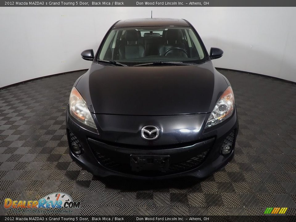 2012 Mazda MAZDA3 s Grand Touring 5 Door Black Mica / Black Photo #6