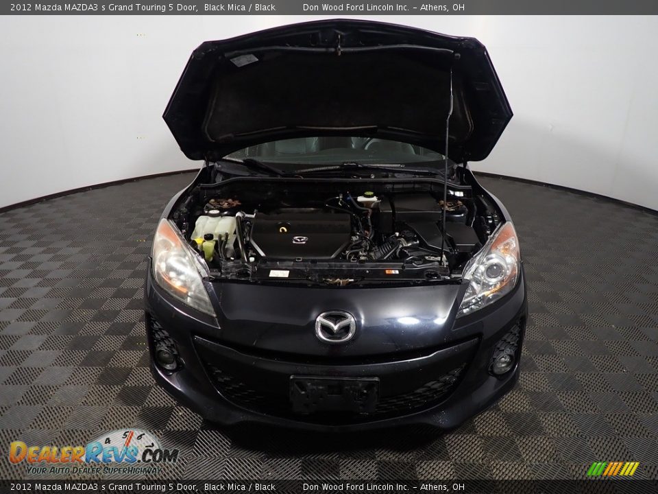 2012 Mazda MAZDA3 s Grand Touring 5 Door Black Mica / Black Photo #7