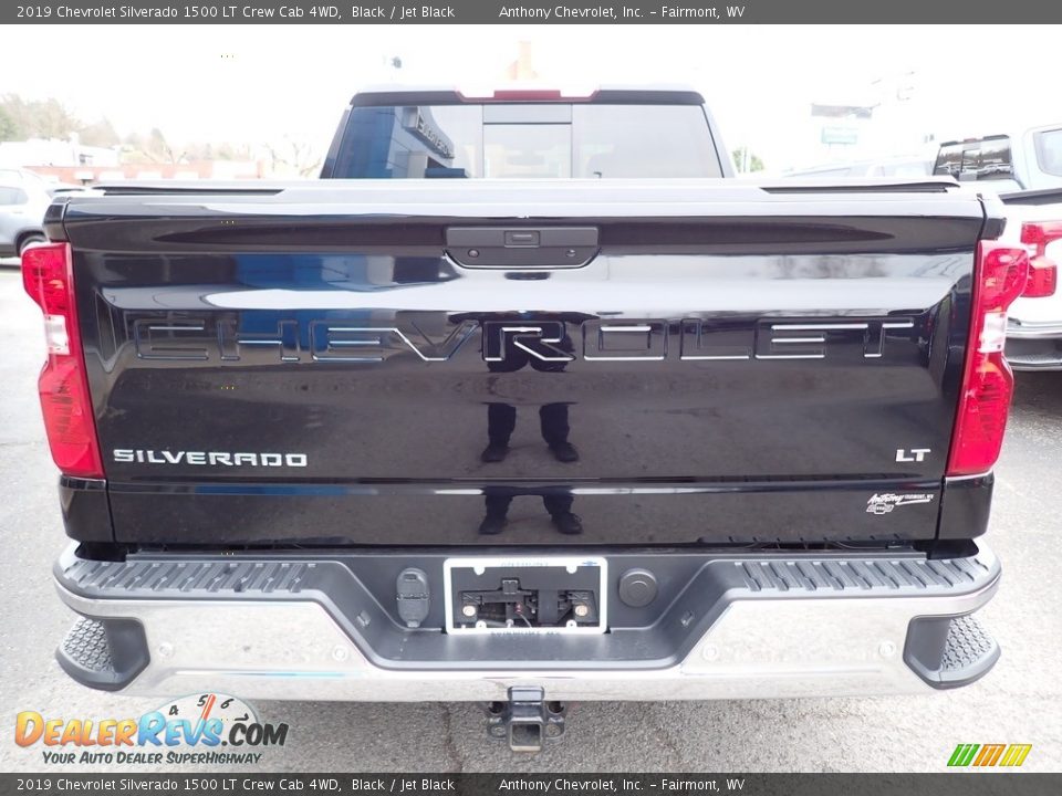 2019 Chevrolet Silverado 1500 LT Crew Cab 4WD Black / Jet Black Photo #4