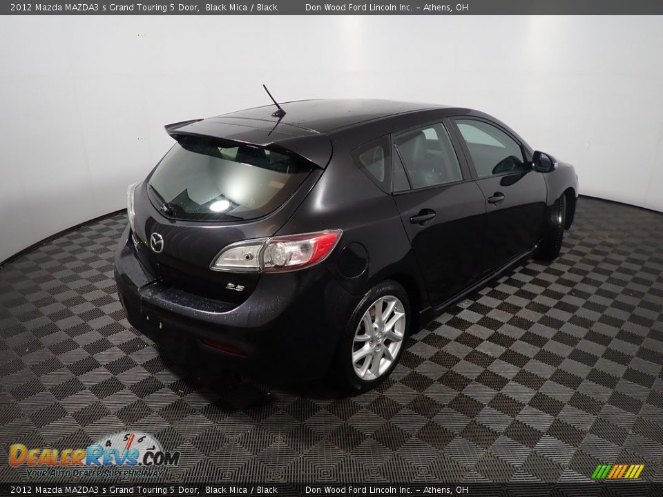 2012 Mazda MAZDA3 s Grand Touring 5 Door Black Mica / Black Photo #13