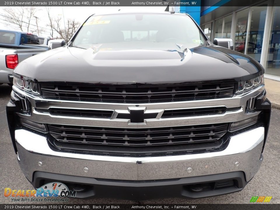 2019 Chevrolet Silverado 1500 LT Crew Cab 4WD Black / Jet Black Photo #9