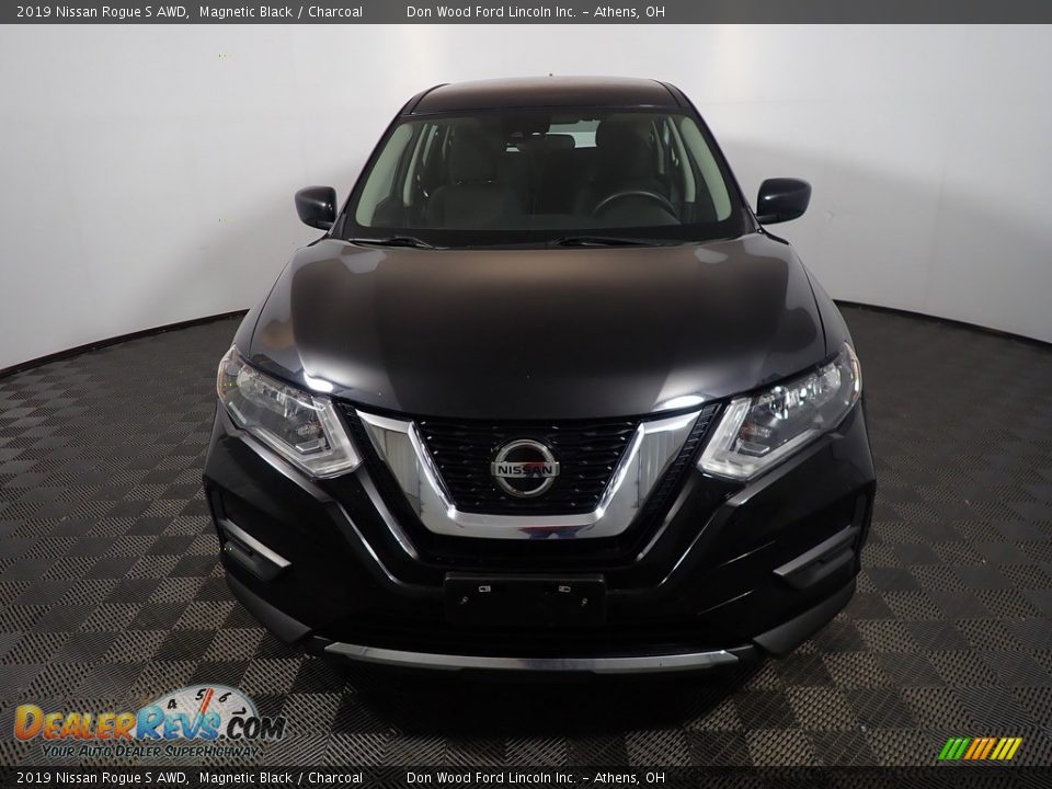 2019 Nissan Rogue S AWD Magnetic Black / Charcoal Photo #5