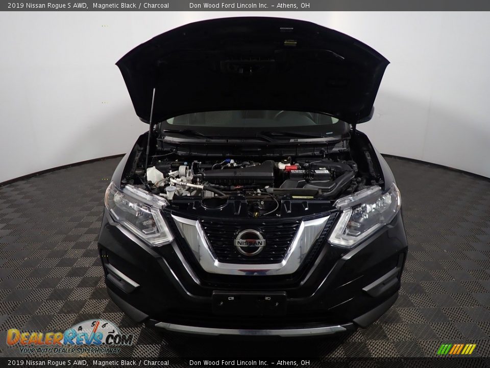 2019 Nissan Rogue S AWD Magnetic Black / Charcoal Photo #6