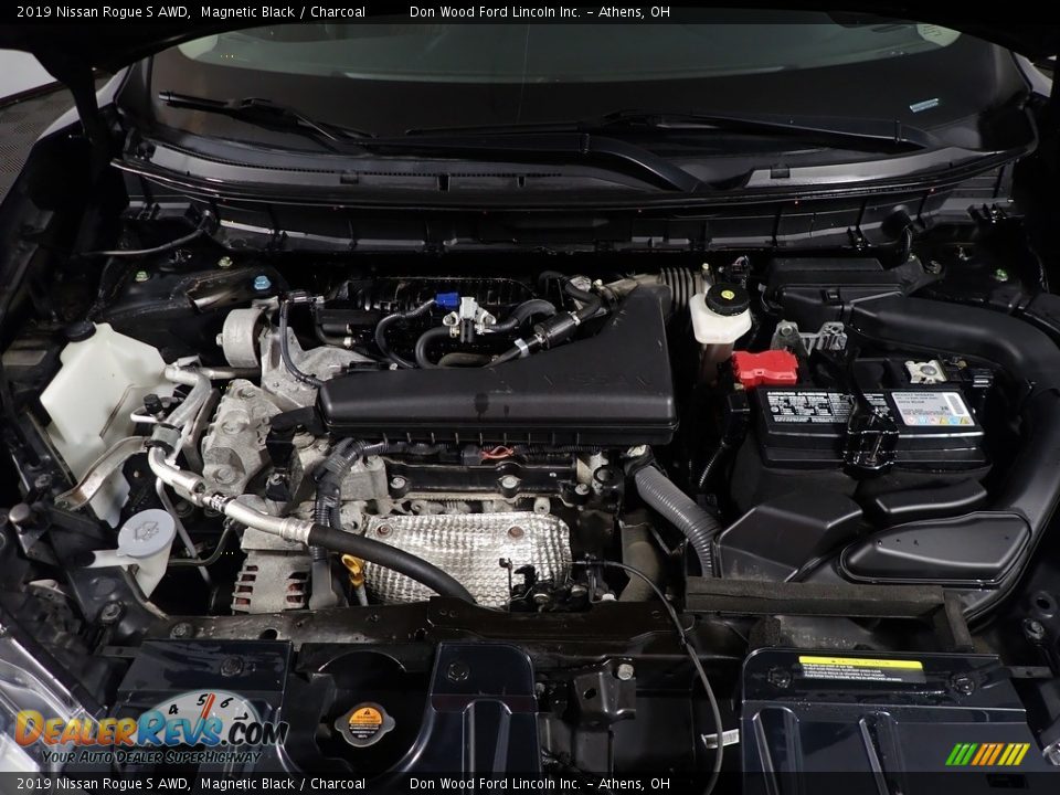 2019 Nissan Rogue S AWD Magnetic Black / Charcoal Photo #7