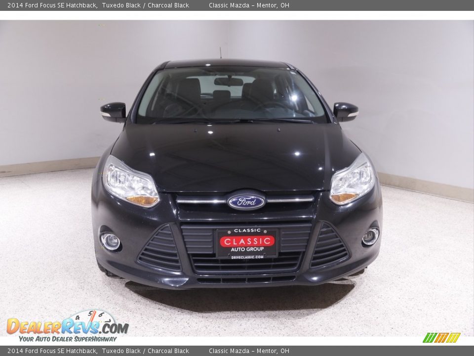 2014 Ford Focus SE Hatchback Tuxedo Black / Charcoal Black Photo #2