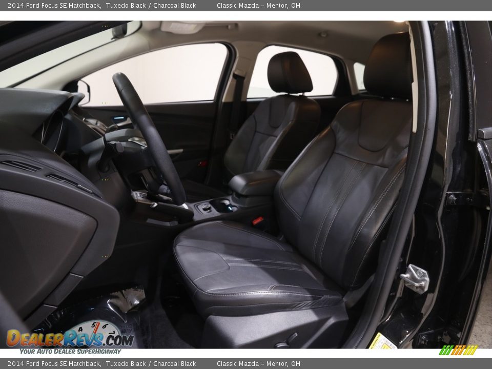 2014 Ford Focus SE Hatchback Tuxedo Black / Charcoal Black Photo #5