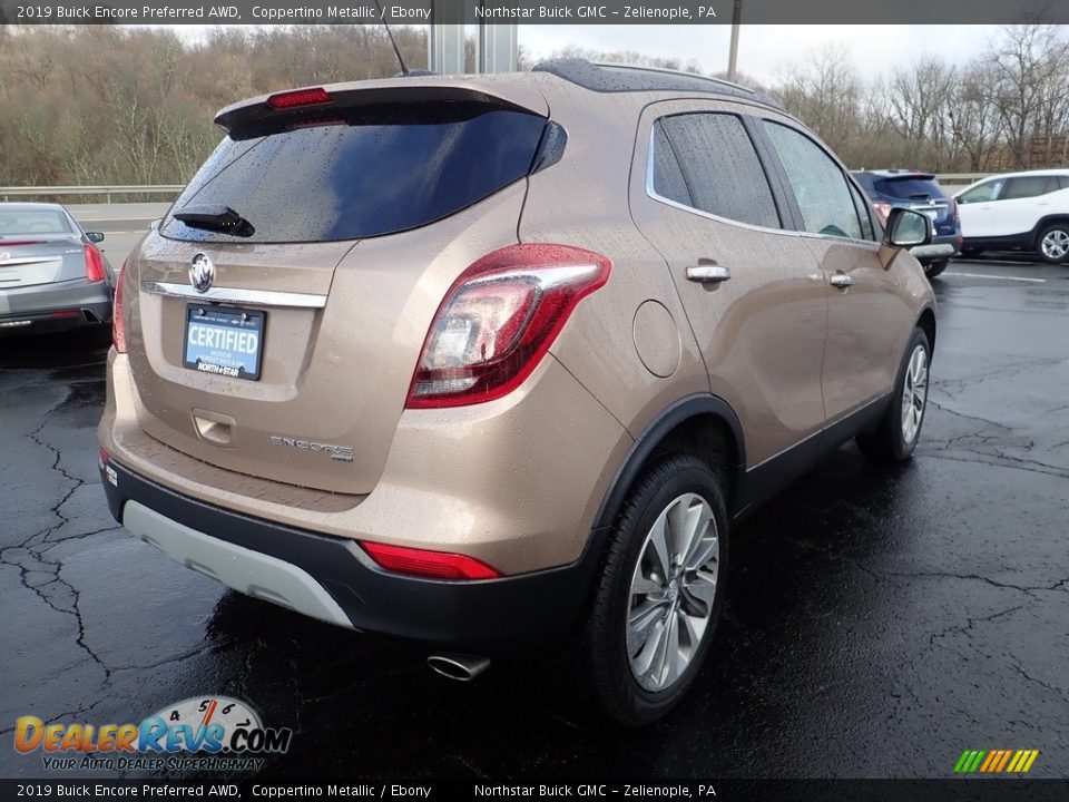 2019 Buick Encore Preferred AWD Coppertino Metallic / Ebony Photo #8