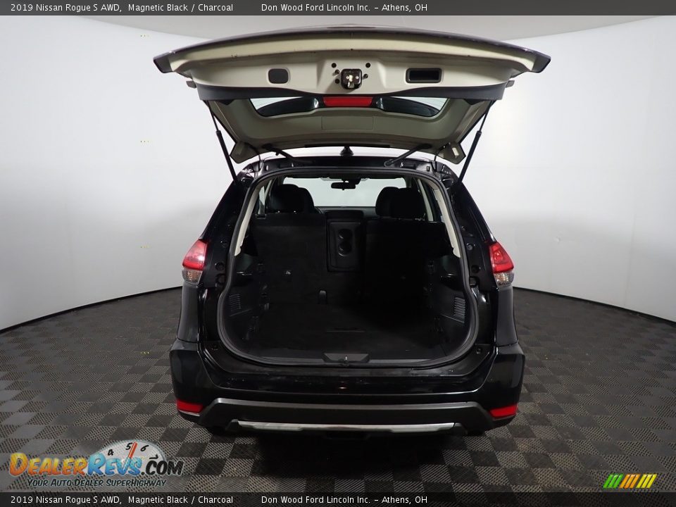 2019 Nissan Rogue S AWD Magnetic Black / Charcoal Photo #14