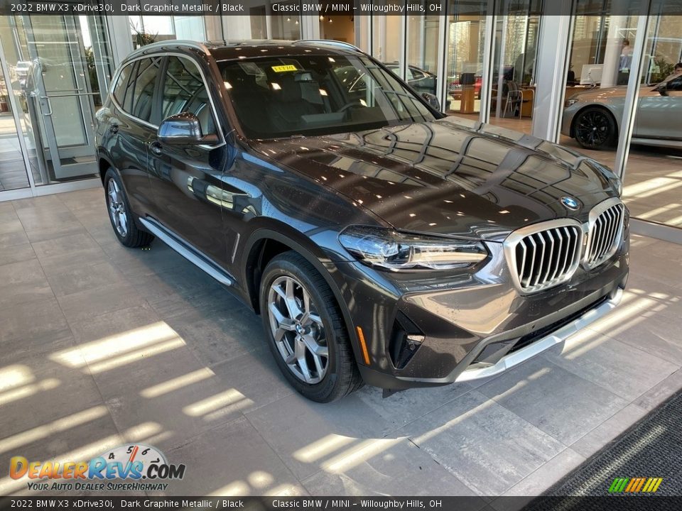 2022 BMW X3 xDrive30i Dark Graphite Metallic / Black Photo #1