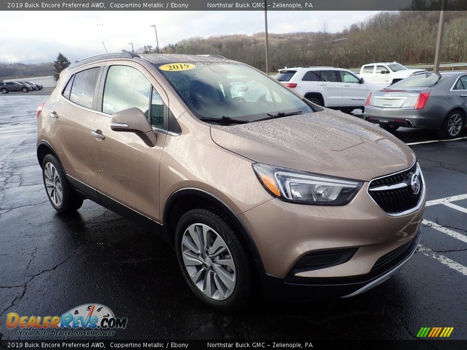 2019 Buick Encore Preferred AWD Coppertino Metallic / Ebony Photo #11